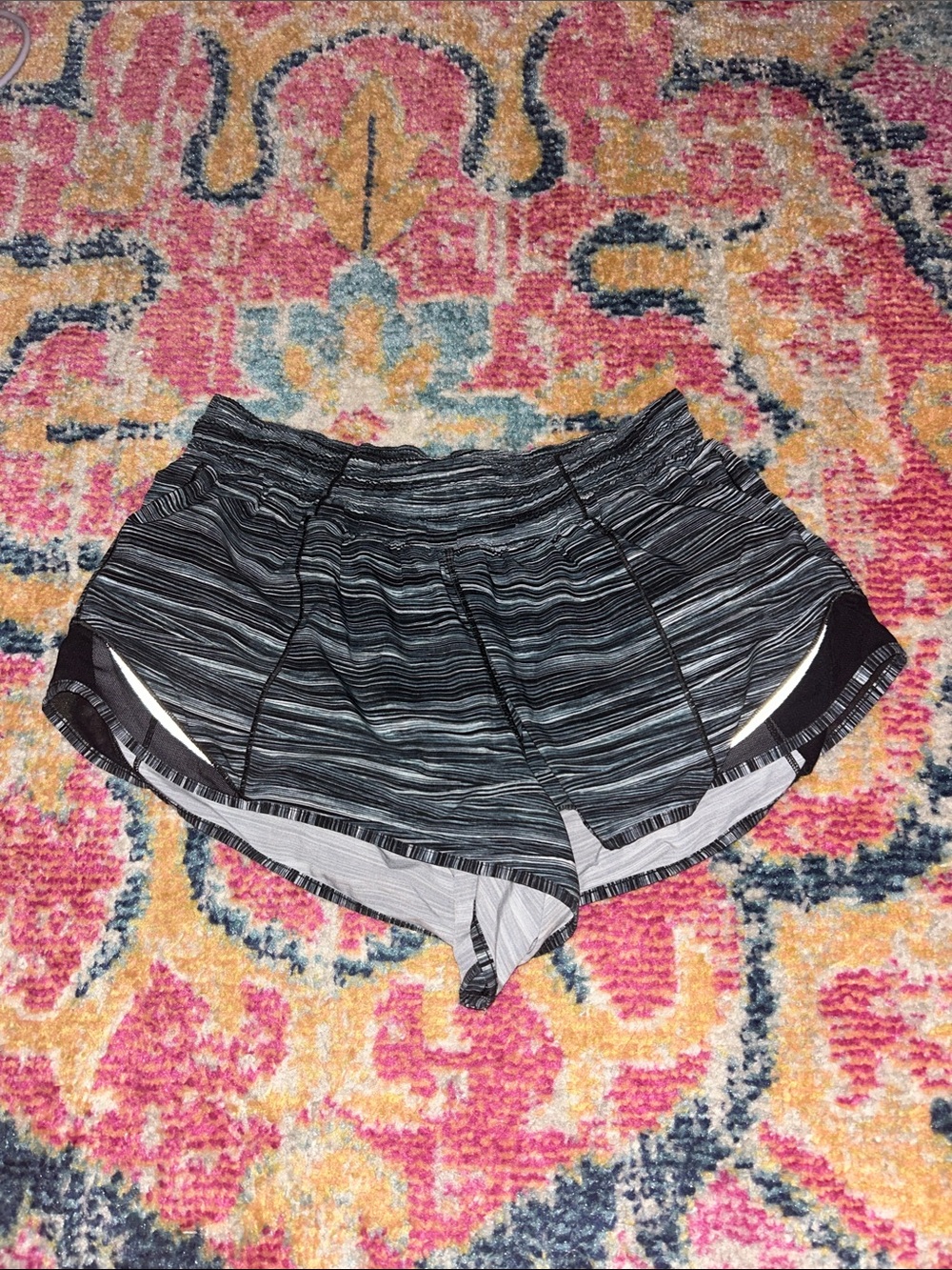 Lululemon Hotty Hot Striped Shorts